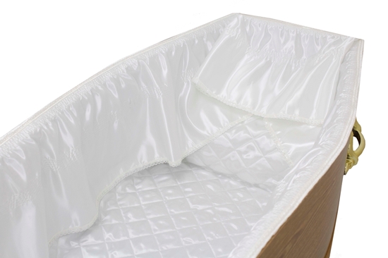 Picture of Standard White 12" Satin Frill - FP